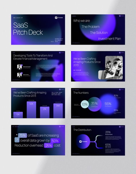 Pitch Deck Design Presentation for SaaS Business :: Behance Pitch Deck Design, Saas Business, Flow Chart Design, Pitch Presentation, Apple Keynote, Presentation Slides Design, Creative Branding Design, Graphic Design Marketing, Presentation Deck