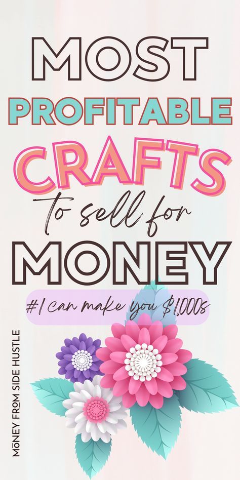 Do you have a passion for crafting and want to turn it into a side hustle? In this article, you’ll find over 25 easy and profitable crafts to sell for money. Whether you’re into sewing, knitting, woodworking, or painting, there’s something for everyone. You’ll also learn how to sell your crafts online on platforms like Etsy, Shopify, and Pinterest. #craftbusiness #craftideas #sellcraftsonline Profitable Crafts, Diy Projects To Make And Sell, Easy Crafts To Sell, Selling Handmade Items, Popular Crafts, What To Sell, Free Woodworking Plans, Woodworking Projects That Sell, Money Making Crafts