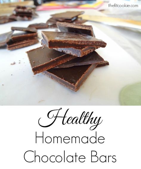 Healthy Chocolate Bars, Bars At Home, Chocolate Bar Recipe, Homemade Dark Chocolate, Dark Chocolate Recipes, Healthy Dark Chocolate, Homemade Chocolate Bars, Caesar Chicken, Dark Chocolate Candy