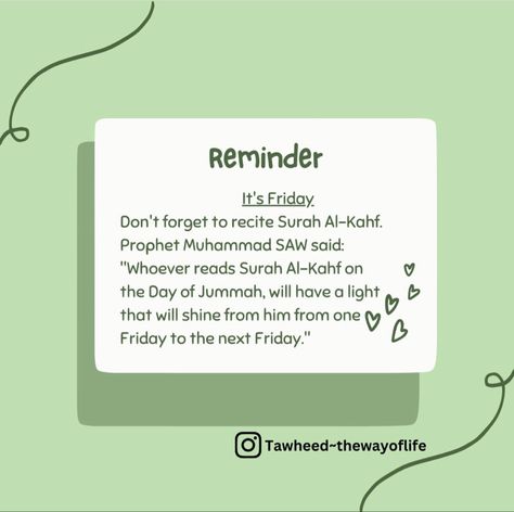 Benefits Of Surah Kahf On Friday, Surah Khaf Reminders, Surah Al Kahf Friday Reminder, Surah Kahf On Friday, Islamic Journaling, Best Poetry Lines, Life Reminders, Surah Kahf, Quran Journal