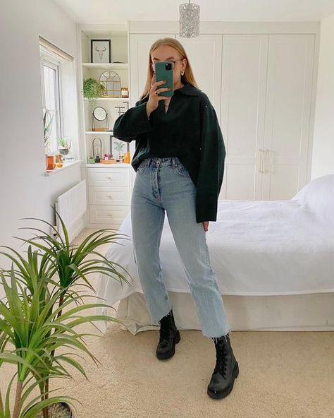 Jeans And Jumper Outfit Casual, Lucy Georgina, Jumper And Jeans Outfit, Jeans And Jumper Outfit, Tee Outfit Casual, Zara Jumper, Jumper And Jeans, Jumper Outfit, Zara Boots