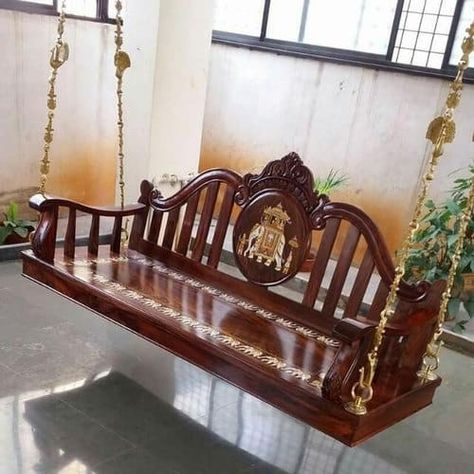 Antique Furniture Living Room, Sofa Design Wood, Door Design Photos, Wood Carving Furniture, Wooden Sofa Set Designs, Interior Design Gallery, Wooden Swing, Interior Decoration Accessories, Dressing Table Design