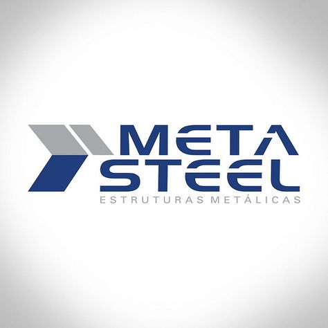 Meta Steel Steel Company Logo Design, Metal Company Logo, Steel Logo Design, Steel Workshop, St Logo, Metal Manufacturing, Steel Logo, Branding Company, Clever Logo