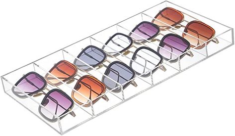 Sunglass Storage, Sunglasses Storage Organizers, Sunglass Organizer, Acrylic Sunglasses, Clear Eyeglasses, Jewelry Organizer Drawer, Eyewear Display, Sunglasses Organizer, Jewelry Trays