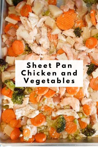 Sheet Pan Chicken and Vegetables with Butter and Parmesan​ - Gluten-Free and Celiac Safe - Tayler Silfverduk - celiac dietitian Vegetable Sheet Pan, Chicken Sheet Pan, Best Vegetable Recipes, One Pan Meal, Sheet Pan Chicken, Sheet Pan Dinners Recipes, Dinner Meal, Comfort Food Recipes Dinners, Pan Chicken