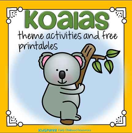 Koalas theme activities and printables for preschool and kindergarten - KIDSPARKZ Koala Activity For Preschool, Koala Lou Activities Kindergarten, Koala Activities For Preschool, Koala Lou Activities, Koala Preschool Craft, The Koala Who Could Activities, Koala Activities For Kids, Koala Activities, Diy Koala