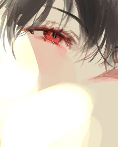 Anime Drawings Tutorials, Anime Eyes, 영감을 주는 캐릭터, Anime Drawings Boy, Red Eyes, Boy Art, Handsome Anime, Cute Anime Guys, Pretty Art