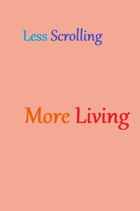 Happiness Motivation: Less Scrolling, More Living Less Scrolling More Living, Less Scrolling, Happiness Motivation, Happy Motivation, World Records, Health Problems, Shout Out, Wrinkles, Relaxation