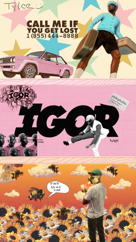 Tyler the Creator wallpaper #tylerthecreator #ttc #wallpaper #Cmiygl #callmeifyougetlost #callmeifyougetlostalbum #callmeifyougetlosttheestatesale #IGOr#igoralbum #Flowerboy#flowerboyalbum Ttc Wallpaper, Tyler The Creator Wallpaper, Rap Albums, Arte Van Gogh, Vintage Poster Design, Music Poster Design, Flower Boys, Tyler The Creator, Room Posters