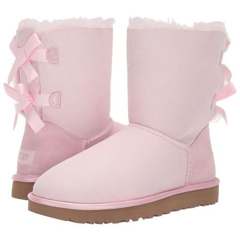 Pink Uggs With Bows, Pink Ugg Boots, Uggs With Bows, Pink Uggs, Doll Closet, Dr Shoes, Bailey Bow Uggs, Dream Closets, Bailey Bow