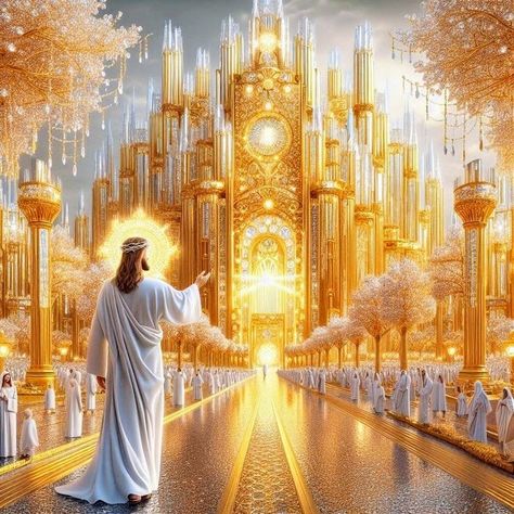 Noah Flood, Jesus Love Images, Bible Artwork, Spiritual Pictures, Heaven's Gate, Jesus Artwork, Tower Of Babel, Jesus Christ Artwork, Heaven Art