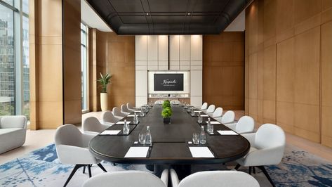 Meeting Room Hotel, Hotel Conference Rooms, Urban Hotels, Meeting Room Design, Kempinski Hotel, Hotel Meeting, Lobby Reception, Luxury Office, Function Room