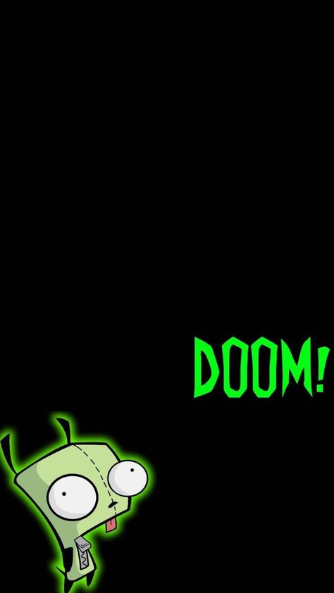 Gir Wallpapers Phone, Invader Zim Gir Wallpaper Iphone, Invader Zim Aesthetic Wallpaper, Grr Invader Zim Wallpaper, Invader Zim Gir Wallpaper, Cute Emo Wallpaper, Dark Y2k Wallpaper, Zim Wallpaper, Gir Wallpaper Invader Zim