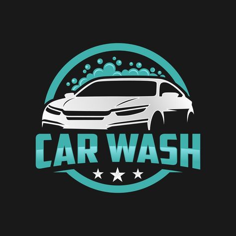 Car Wash Logo, Vip Logo, Car Wash Business, Car Logo Design, Creative Car, Automotive Logo, Graphic Design Ads, Yellow Car, Care Logo