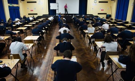 Welsh teenage GCSE school pupils sitting exams in a school hall, Wales UK Exam Hall, Youth Unemployment, Leaving School, Special Educational Needs, State School, Education System, Private School, Bad News, Teaching Math