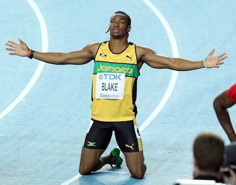 Jamaica's Yohan Blake Tops Usain Bolt in Country's Olympic Trials Caribbean Men, Yohan Blake, Olympic Trials, Lausanne Switzerland, 2012 Olympics, Usain Bolt, Fastest Man, Fitness Competition, World Records