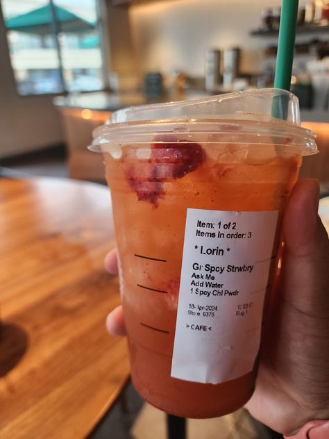 This post is for you if you want to try Starbucks new Spicy Lemonade Refresher drinks but want to modify them to be lower sugar. Starbucks Spicy Refresher, Refreshers At Starbucks, Starbucks Refresher Drinks, Strawberry Refresher, Low Sugar Drinks, Iced Chai Tea Latte, Spicy Pineapple, Starbucks Strawberry, Spicy Drinks