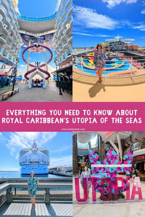 Utopia of the Seas is the ultimate weekend at sea and one of my favorite Royal Caribbean cruise ships! 🚢 Read all about my experience on this ship and everything you need to know about it below! Utopia Of The Seas Royal Caribbean, Utopia Of The Seas, Royal Carribean Cruise, Cruise Tips Royal Caribbean, Royal Caribbean Cruise Ship, Royal Caribbean Cruise Lines, Carribean Cruise, Birthday Cruise, Royal Caribbean Ships