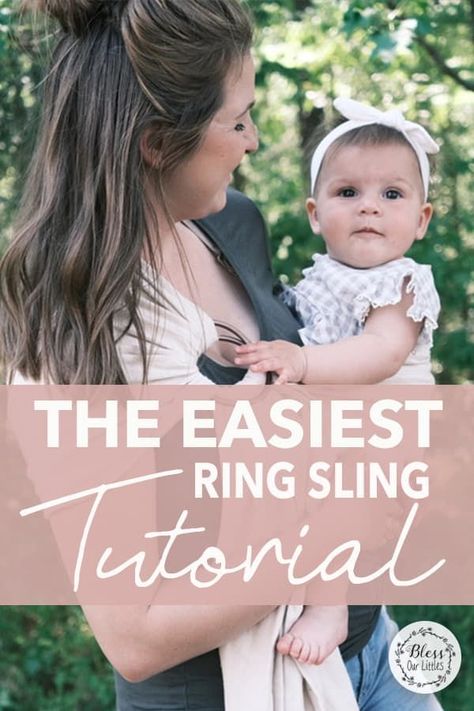 No Sew Ring Sling, How To Use A Ring Sling, Ring Sling Newborn, Ring Sling Tutorial, Baby Sling Pattern, Diy Ring Sling, Baby Sling Wrap, How To Wear Rings, Sling Carrier