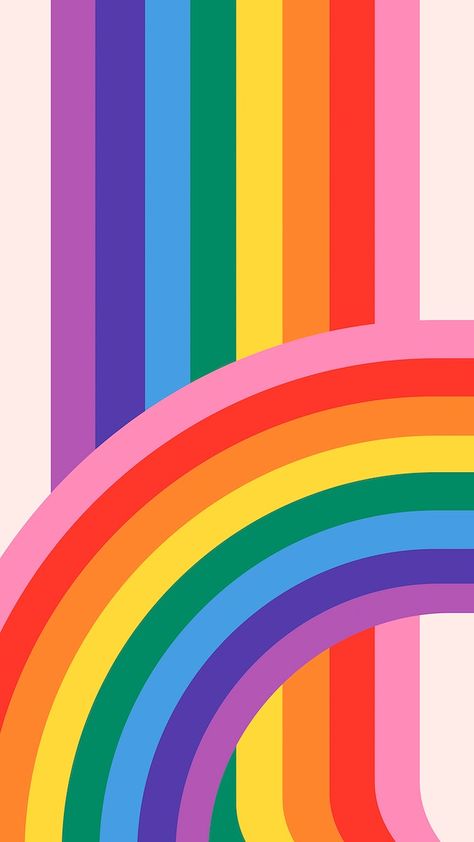 LGBTQ rainbow pride vector lock screen wallpaper | free image by rawpixel.com / Aum Lgbtq Design Poster, Lgbtq Posters Design, Pride Iphone Wallpaper, Wallpaper Lgbt, Fall Wallpaper Tumblr, Lgbtq Design, Lgbt Wallpaper, Rainbow Wallpaper Backgrounds, Rainbow Backgrounds