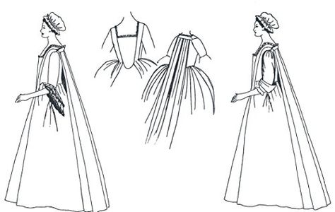 Sack Back Gown Robe Ala Francaise Pattern Large 3844 Bust *** You can get more details by clicking on the image. 18th Century Dresses, Golden Age Of Piracy, American Duchess, Fairy Tale Costumes, 18th Century Dress, Patterns Of Fashion, Costume Sewing Patterns, Sewing Patterns For Kids, Beautiful Costumes