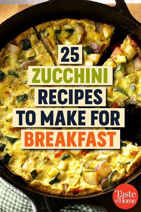 Breakfast Recipes With Zucchini, Zucchini Breakfast Recipes, Shredded Zucchini Recipes, Breakfast Skillets, Breakfast Recipes Vegetarian, Recipe Using Zucchini, Zucchini Breakfast, Zucchini Oatmeal, Best Zucchini Recipes