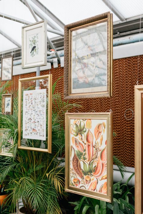 Bringing all of the greenhouse wedding vibes, this is a must-see if you want a garden wedding but isn't sure where to start! #greenhousewedding #gardenweddingdetails #botanicalweddingcenterpieces Magical Greenhouse, Botanical Greenhouse, Botanical Wedding Theme, Art Gallery Wedding, Garden Theme Wedding, Greenhouse Wedding, Garden Wedding Decorations, The Greenhouse, Art Theme