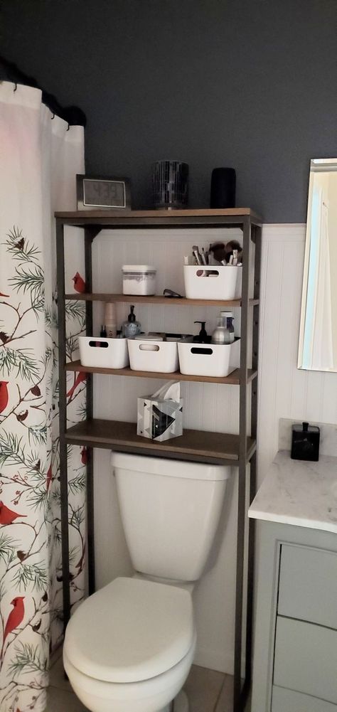 #bathroomdecorideas #bathrooms #bathroomideas Apartment Bathroom Towel Storage, Behind The Toilet Storage, Make Bathroom Look Bigger, Bathroom Over Toilet Storage, Behind Toilet Storage, Above Toilet Storage, Over The Toilet Organizer, Ideas For Bathrooms, 2024 List