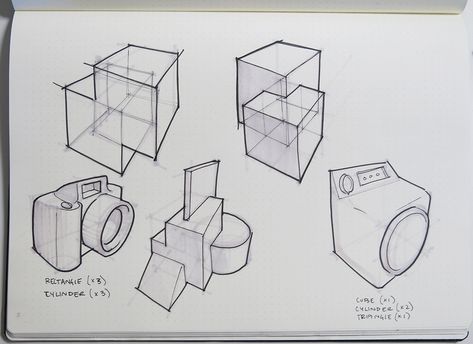 How to Draw Constructing: For Makers : Intersecting Shapes Basic Shapes Design, Diy Crafts For Men, Geometric String Art, Crafts For Men, Rendering Techniques, Learn To Sketch, Diy Drawing, Draw Shapes, Sketches Of People