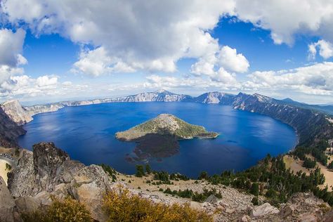 The 17 Best Hikes in Crater Lake National Park, Oregon | Territory Supply Oregon Road Trip, Crater Lake National Park, Mountain Lakes, Road Trip Destinations, Us Road Trip, Crater Lake, Clear Lake, Road Trip Fun, Road Trip Itinerary