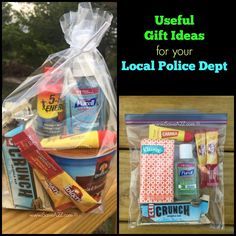 Police Appreciation Week, Police Week Ideas, Police Officer Appreciation, Law Enforcement Appreciation, Police Appreciation, Community Service Ideas, Appreciation Gift Ideas, Blessing Bags, Police Gifts