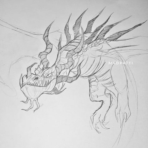 Hookfang Drawing, Monstrous Nightmare Art, Monstrous Nightmare, Chinese Dragon Drawing, Dragon Anatomy, Dragon Base, Httyd Art, Dreamworks Dragons, Dnd Dragons