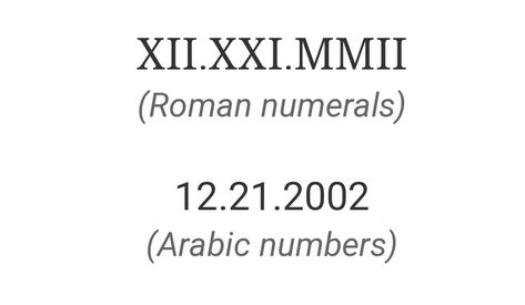 Tattoo Roman Numeral, 21 Tattoo, Roman Numeral, Roman Numerals, Tattoos