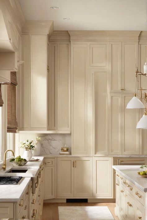 1. Creamy Cabinets 
2. Top Wall Colors 
3. 2024 Lineup 
4. Interior Design Inspiration Wall Paint Color With Cream Cabinets, Kitchen Paint With Cream Cabinets, Cream Kitchen Paint Wall Colors, Cream Cabinets With White Walls, All Cream Kitchen, Canvas Tan Kitchen Cabinets, Ecru Kitchen Cabinets, Almond Kitchen Cabinets, Timeless Kitchen Colors