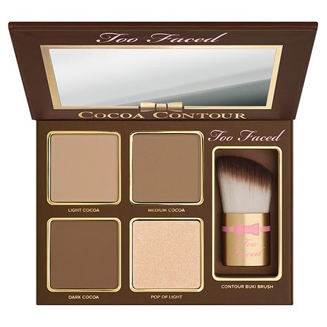 Too Faced Cocoa Contour Palette Alat Makeup, Contour Kit, Contour Palette, Too Faced Makeup, Face Contouring, Pink Makeup, Contour Makeup, Too Faced Cosmetics, Contouring And Highlighting