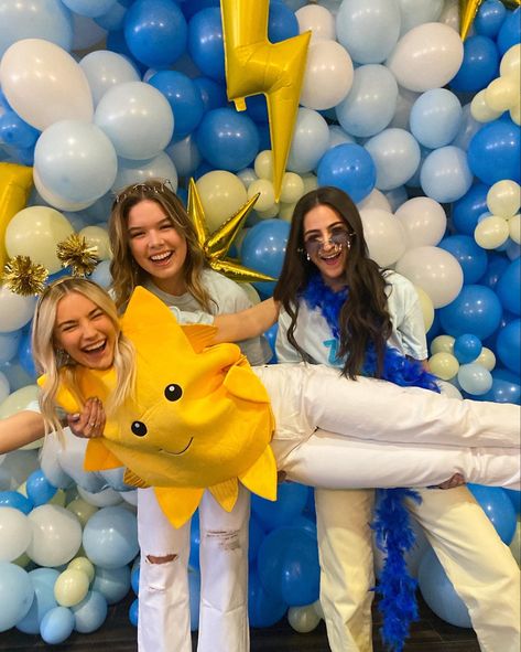 Storm Bid Day, Phi Sigma Rho, Sorority Themes, Recruitment Themes, Spring Recruitment, Sorority Bid Day, Bid Day Themes, Tri Delta, Bid Day