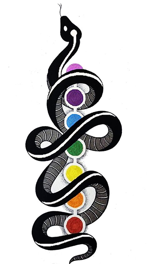 Transformation Aesthetic Art, Snake And Chakra Tattoo, Snake Chakra Tattoo, Kundalini Awakening Tattoo, Kundalini Tattoo Snakes, Kundalini Awakening Art, Kundalini Tantra, Kundalini Art, Kundalini Tattoo