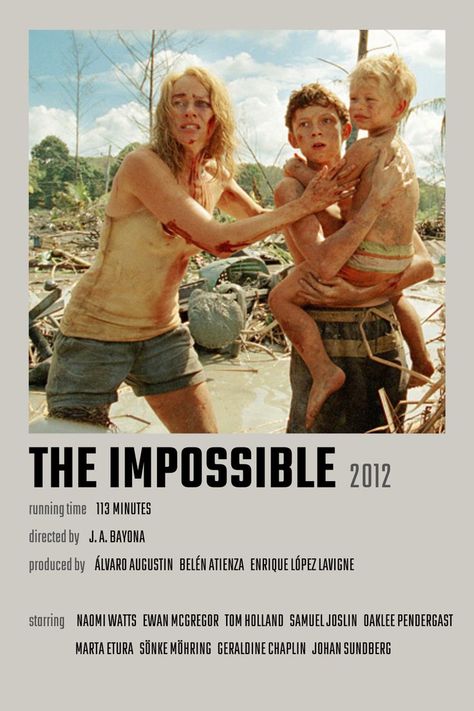 The Impossible Movie Poster The Impossible Movie, Polaroid Movie Poster, Animated Movie Posters, Most Paused Movie Scenes, Iconic Movie Posters, Girly Movies, Film Posters Minimalist, Great Movies To Watch, Teen Movies