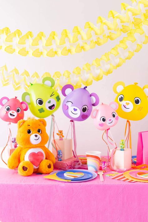 Care Bear Pinata, Care Bear First Birthday, Care Bears Party, Care Bears Birthday Party, 2 Animals, Care Bear Party, Care Bear Birthday, Birthday 2023, Simple Birthday Party