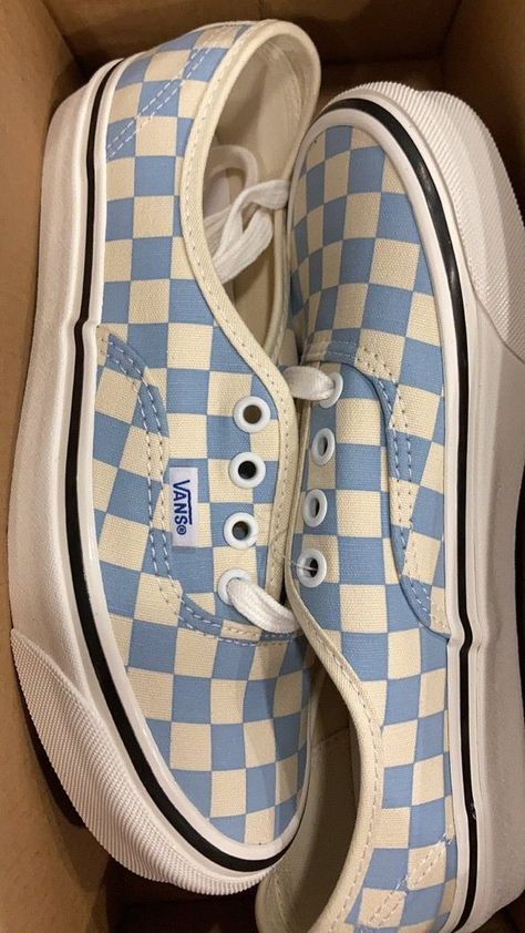 Hrry Core, Vans Aesthetic, Checkerboard Vans, Harry Core, Dr Shoes, Blue Vans, Shoe Inspo, Aesthetic Shoes, Swag Shoes