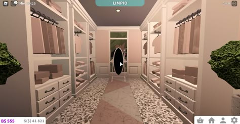 Roblox Bloxburg Closet Ideas, Walk In Closet Bloxburg Ideas, Bloxburg Dressing Room Ideas, Closet Idea Bloxburg, Bloxburg Walk In Closet Ideas, Closet Ideas Bloxburg, Walk In Closet Bloxburg, Bloxburg Wardrobe, Bloxburg Walk In Closet