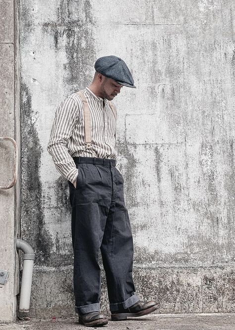 1940s Mens Workwear, Mens Vintage Workwear, Workwear Outfit Men, 50s Style Men, Americana Fashion Men, 1950s Mens Fashion, Men Workwear, Old Man Fashion, 1950s Mens