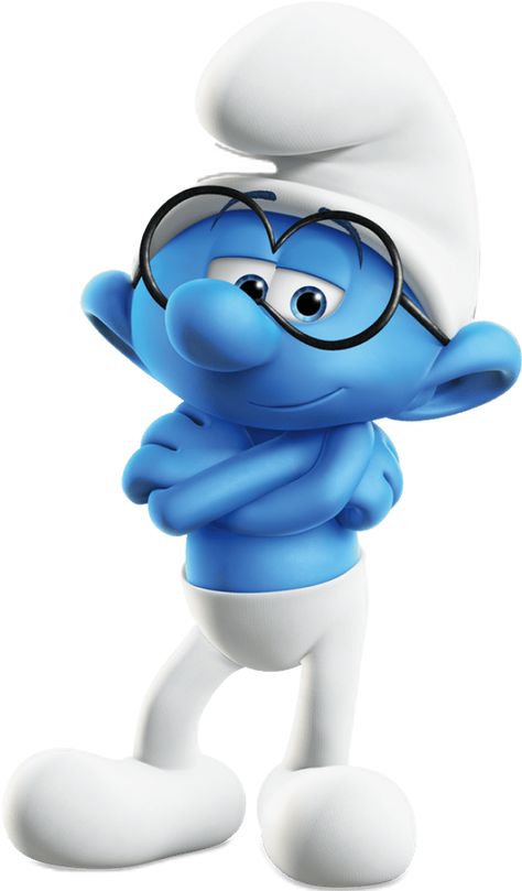 Clumsy Smurf, Smurfs Cartoon, Brainy Smurf, Cartoon Crushes, Blue Characters, The Smurfs 2, French Name, Girls Vibes, Smurf Village