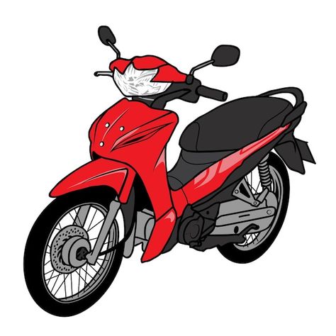 Honda Street Bikes, Sewing Photography, Scooter Motorcycle, Cartoons Png, Street Bikes, Slayer Anime, Premium Vector, Graphic Resources, Art Gallery