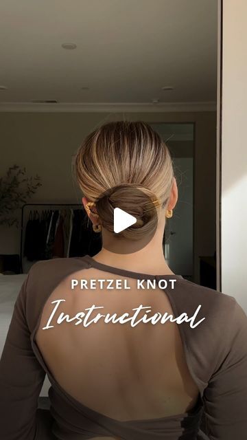 Nichole Ciotti on Instagram: "Breaking down how to create my hair pin pretzel knot 🥨

#hair #hairtutorial #updo #hairstyles" Hair Braiding Tool, Knot Hair, Big Box Braids Hairstyles, Braided Prom Hair, Beautiful Braided Hair, Tyres Recycle, Hair Knot, Braided Hairstyles For Teens, Hair Kids