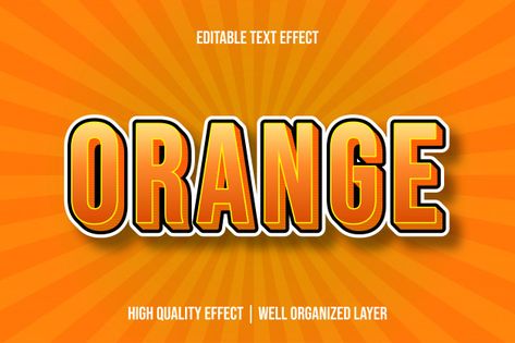 Gothic Text, Orange Cartoon, Comic Bubble, Graffiti Text, Photoshop Text Effects, Vector Typography, Comic Font, Retro Text, Photoshop Text