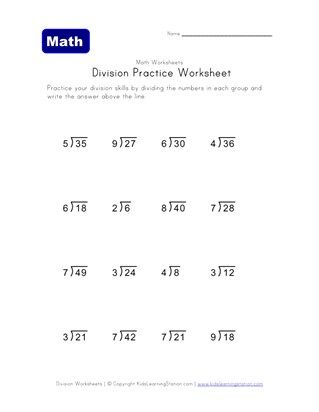 simple division worksheet 3 Simple Division, Division Problems, Division Practice, Maths Worksheets, Math Division, Division Worksheets, Pakistani Food, Math Worksheet, All Kids