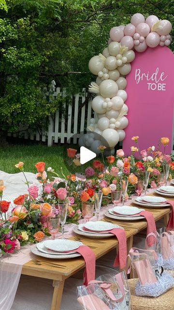 Bridal Shower At Park, Outdoor Bridal Shower Ideas Backyards, Backyard Bridal Shower Ideas, Bridal Shower Picnic, Backyard Bridal Showers, Outdoor Bridal Showers, Bridal Shower Balloons, Best Friend 3, Marry My Best Friend