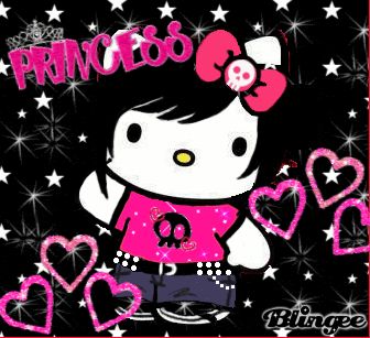 Anime Hello Kitty Glitter Gif Scene Hello Kitty, Gangsta Hello Kitty, Emo Gif, Scene Gifs, Scene Pfp, Scene Gif, Anime Hello Kitty, Glitter Gif, Emo 2000s