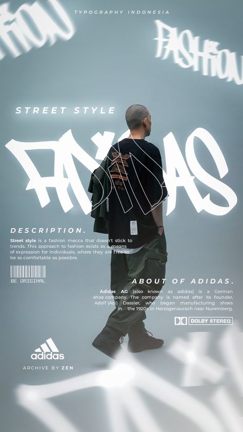 Streetwear Flyer Design, Graffiti Fashion Photography, Futurism Design Graphic, Fashion Graphic Design Poster, Streetwear Brand Aesthetic, Streetwear Fashion Magazine, Streetwear Wallpaper Aesthetic, Adidas Design Graphic, Collection Launch Instagram